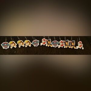 Paw Patrol Shower Curtain Hooks - Set of 12 - excellent condition!